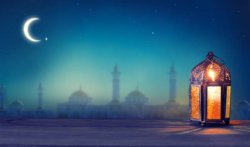 Lantern and moon